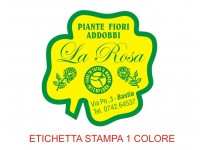 Etichette adesive per fioristi, fiorai e vivaisti (mm 39X39) (cod.3G)